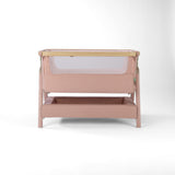 Tutti Bambini CoZee Air 2 Bedside Crib - Drifted Oak / Blush