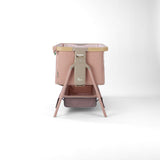 Tutti Bambini CoZee Air 2 Bedside Crib - Drifted Oak / Blush