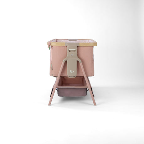 Tutti Bambini CoZee Air 2 Bedside Crib - Drifted Oak / Blush