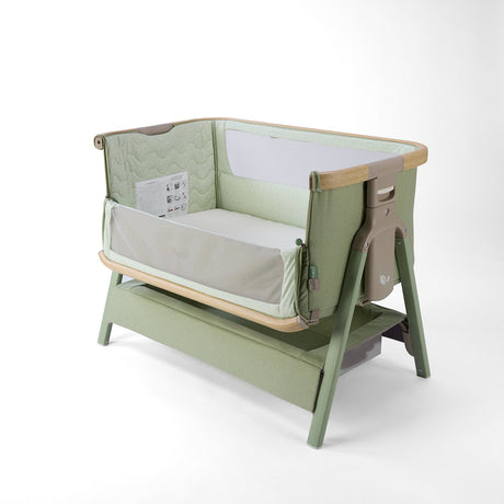 Tutti Bambini CoZee Air 2 Bedside Crib - Drifted Oak / Eucalyptus