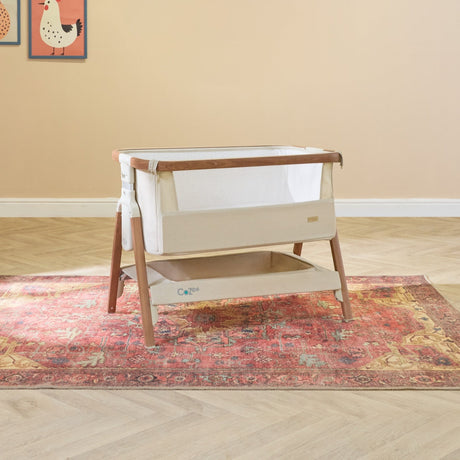 Tutti Bambini Modena Nursery Bundle With CoZee Bedside Crib (6 Piece) - Oak