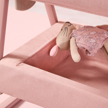 Tutti Bambini CoZee Air 2 Bedside Crib - Drifted Oak / Blush
