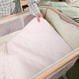 Tutti Bambini CoZee Air 2 Bedside Crib - Drifted Oak / Eucalyptus