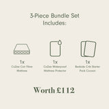 Tutti Bambini CoZee Sustainable Mattress & Bedding Bundle - Cocoon