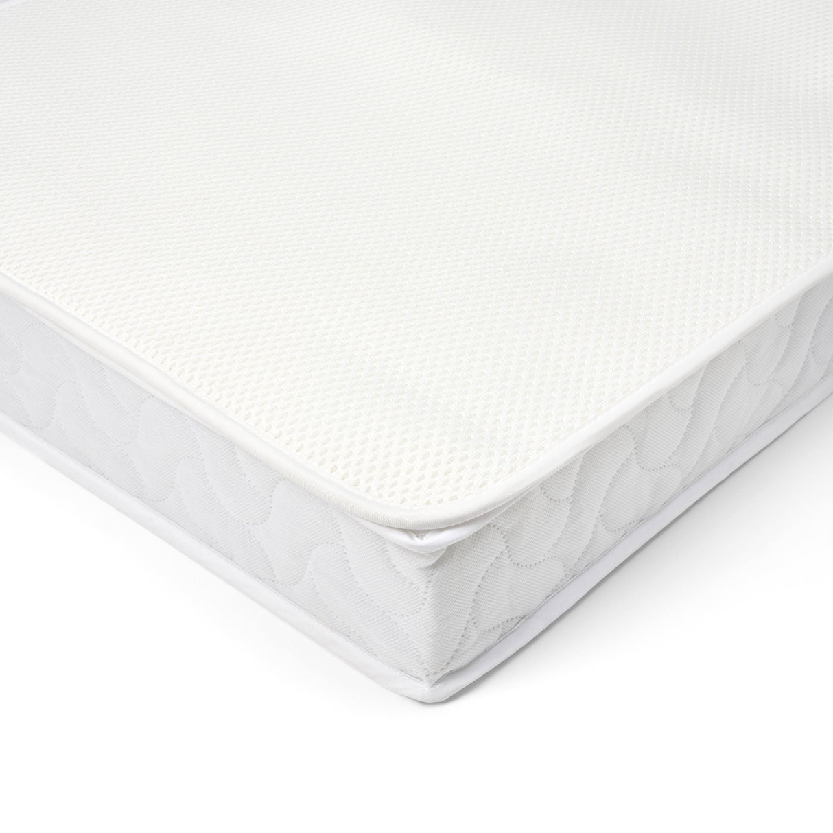 Tutti Bambini Supreme Alba Cot Bed, Mattress & Bedding Bundle - White
