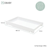 Obaby Cot Top Changer - White