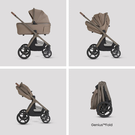 Silver Cross Cove 2 Ultimate Cybex Cloud T Car Seat Bundle - Champagne