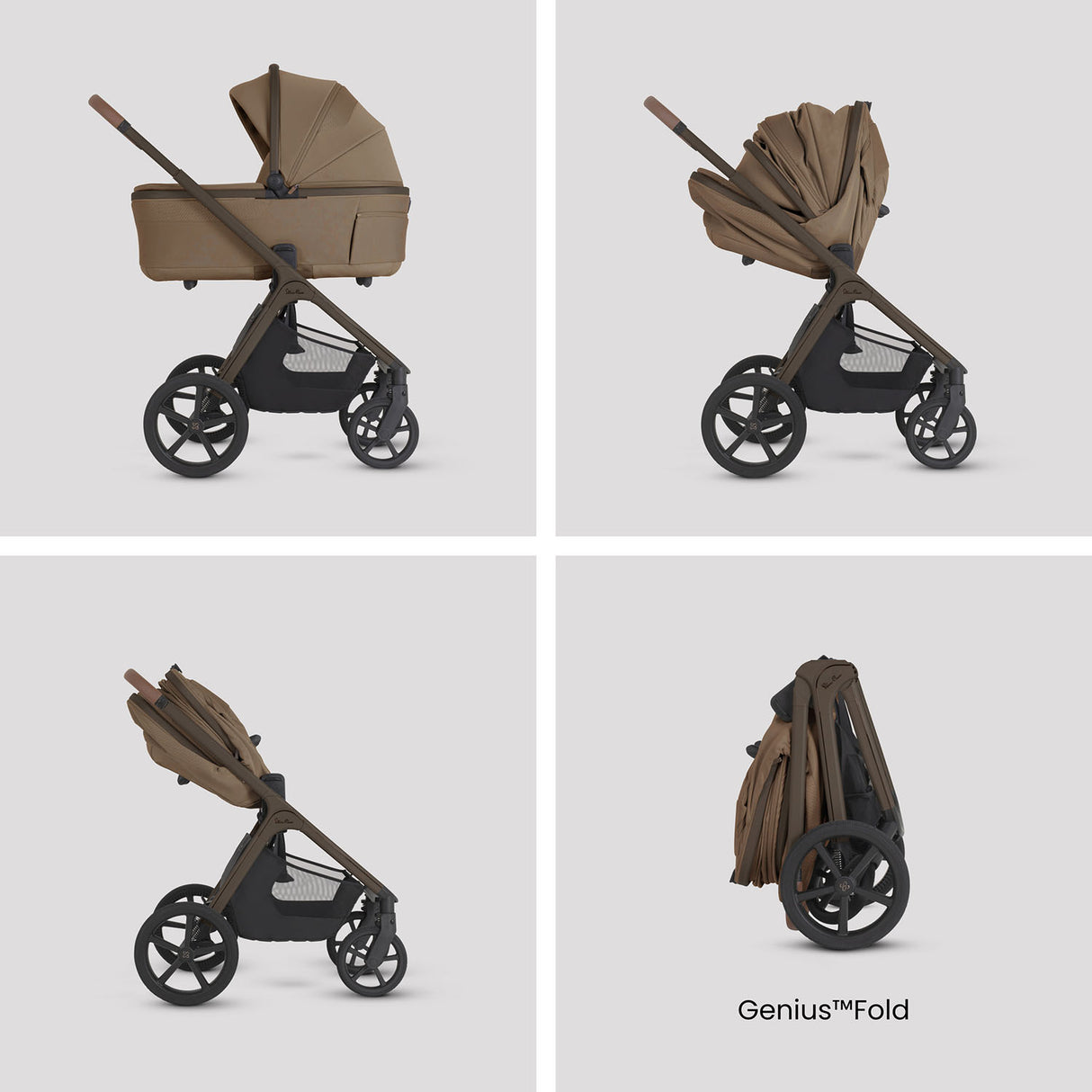 Silver Cross Cove 2 Ultimate Maxi-Cosi Cabriofix i-Size Car Seat Bundle - Maple