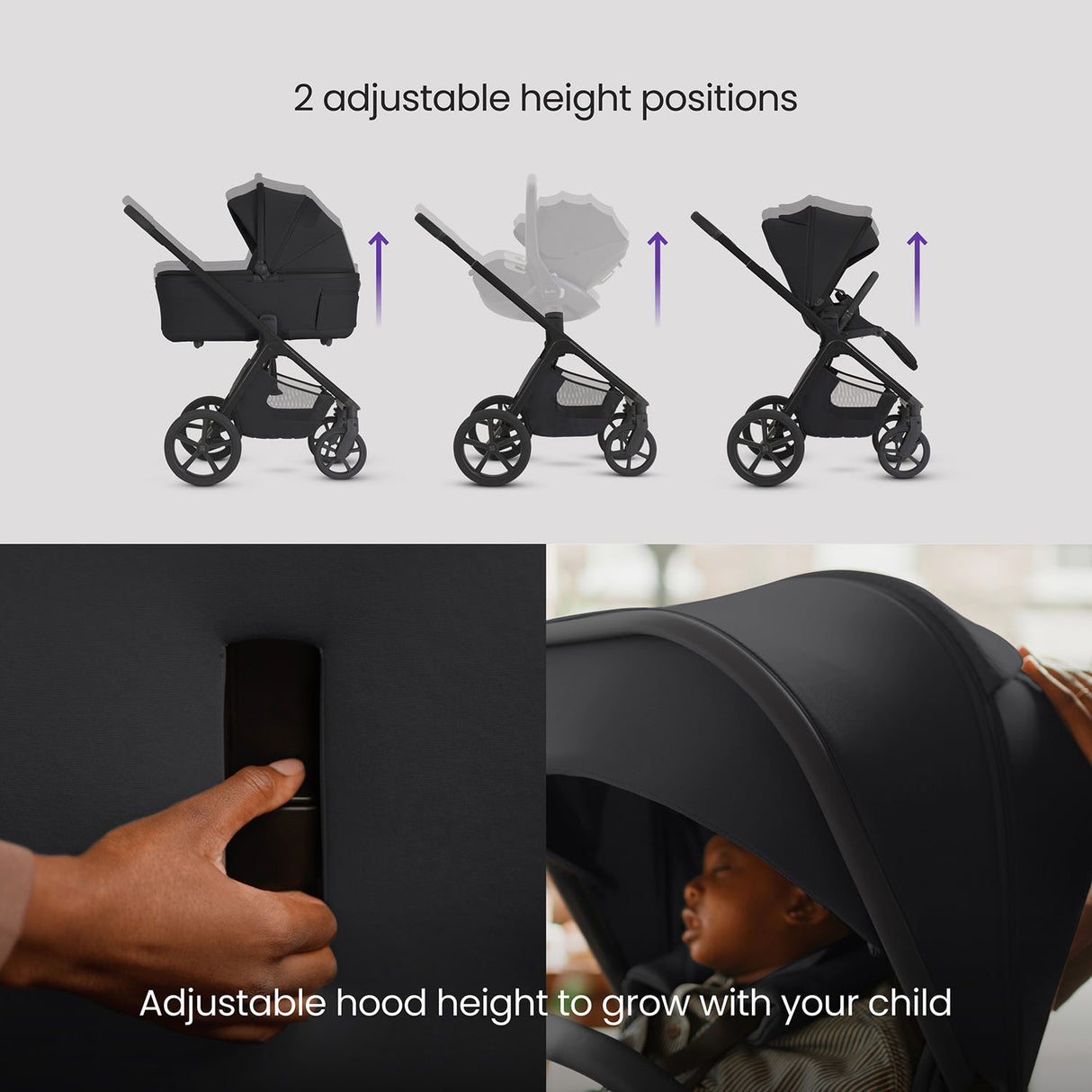 Silver Cross Cove 2 Ultimate Maxi-Cosi Pebble 360 Pro2 Car Seat Bundle - Onyx