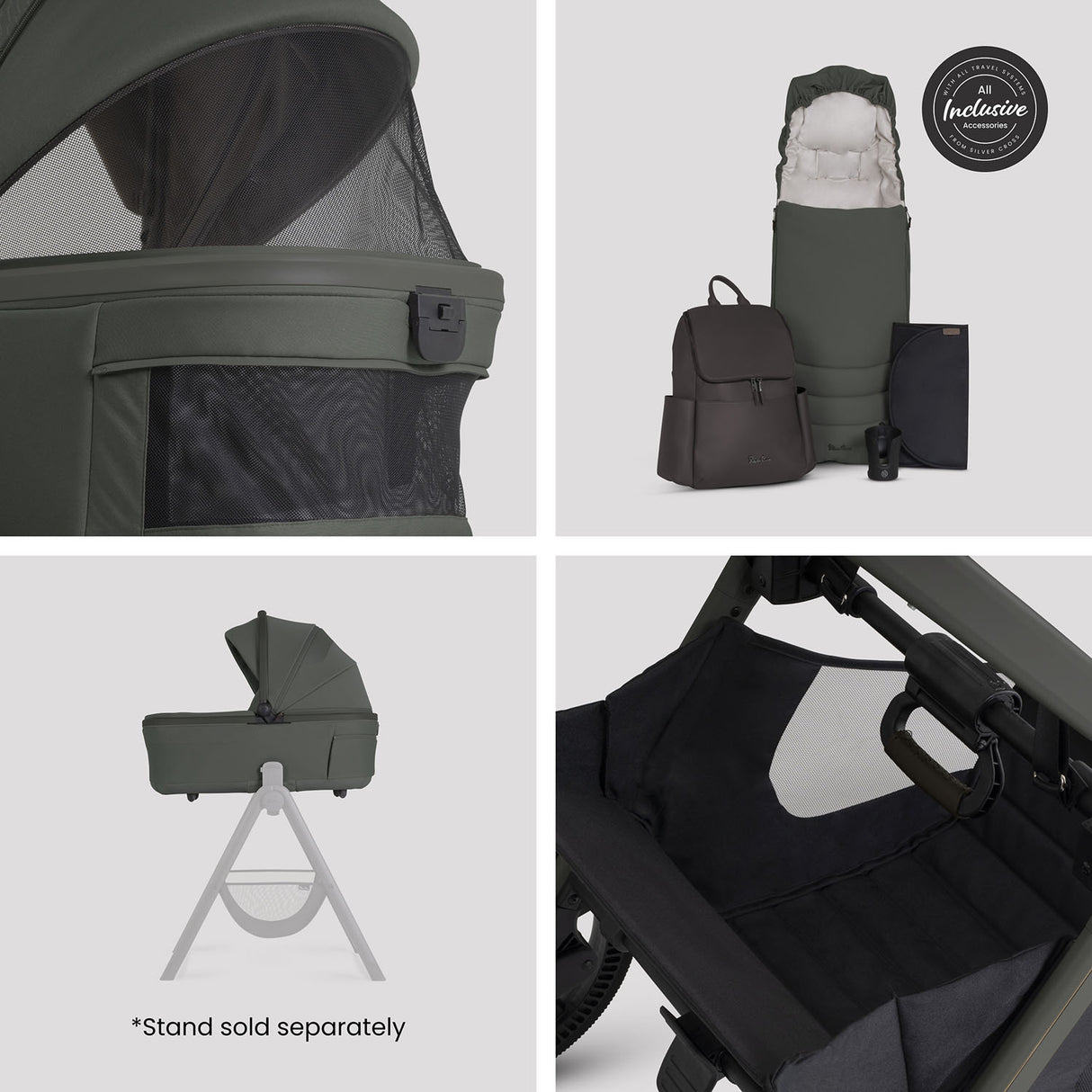 Silver Cross Cove 2 Ultimate 360 Car Seat Bundle - Pewter
