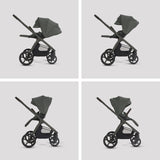 Silver Cross Cove 2 Ultimate 360 Family Car Seat Bundle - Pewter