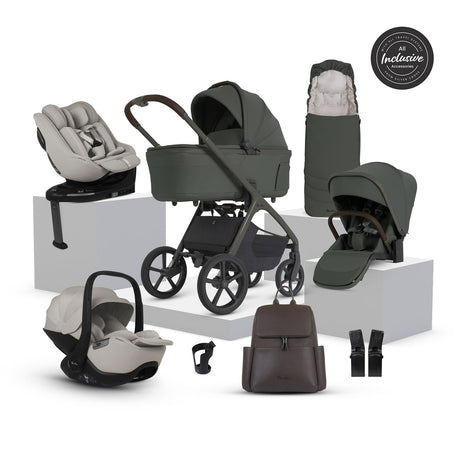 Silver Cross Cove 2 Ultimate 360 Family Car Seat Bundle - Pewter