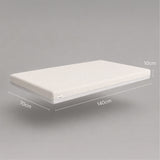 CuddleCo Harmony Hypo-Allergenic Bamboo Sprung Cot Bed Mattress 140 x 70cm
