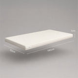 CuddleCo Lullaby Hypo-Allergenic Bamboo Foam Cot Bed Mattress 140 x 70cm