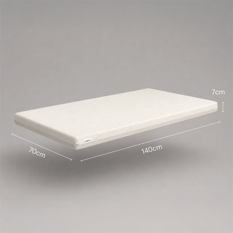 CuddleCo Lullaby Hypo-Allergenic Bamboo Foam Cot Bed Mattress 140 x 70cm