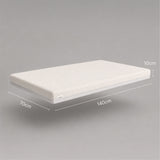CuddleCo Signature Hypo-Allergenic Bamboo Pocket Sprung Cot Bed Mattress 140 x 70cm