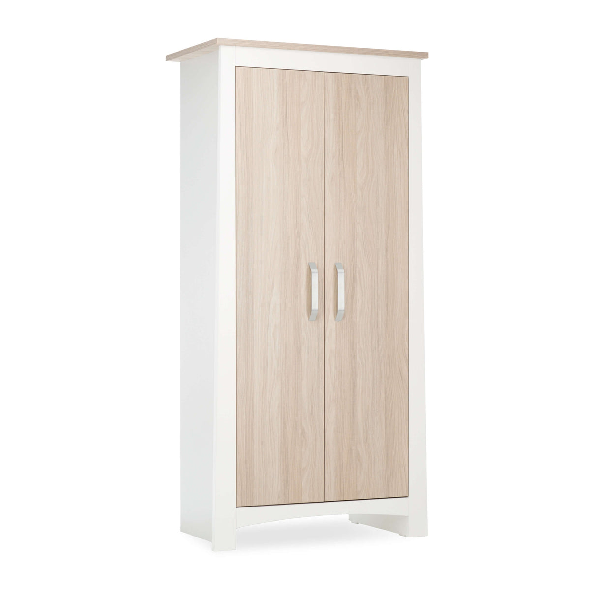 CuddleCo Ada Nursery Wardrobe - White & Ash