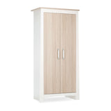 CuddleCo Ada Nursery Wardrobe - White & Ash
