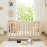 Babymore Dante Cot Bed - Cashmere