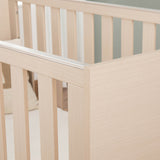 Babymore Dante Mini Cot Bed - Natural