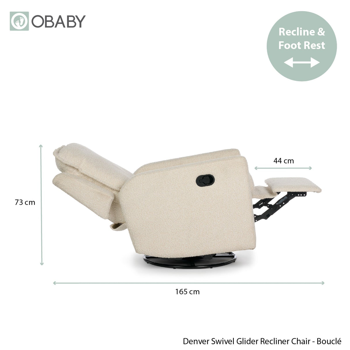 Obaby Denver Chair -  Bouclé