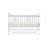 Obaby Grace Inspire Cot Bed & Underdrawer - Me & Mini Me Elephants - Pink