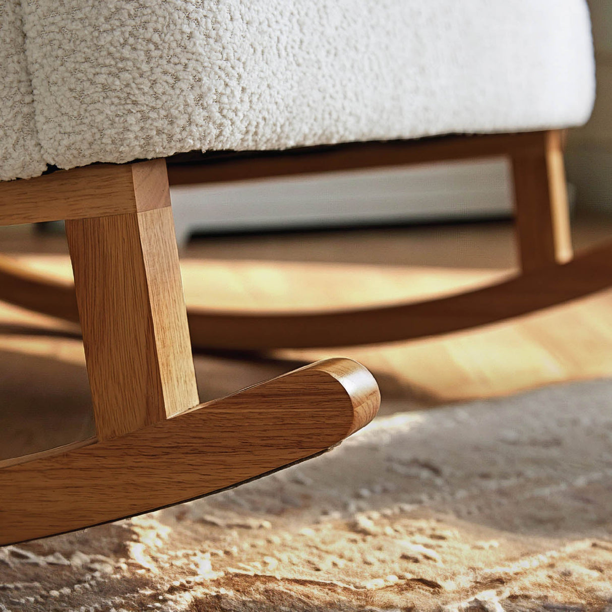 CuddleCo Etta Cuddle Nursing Chair - Boucle Mushroom