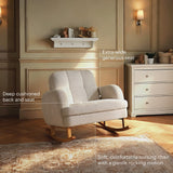 CuddleCo Etta Cuddle Chair - Bouclé Mushroom
