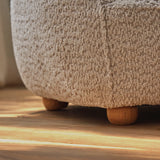 CuddleCo Etta Bear Kids Chair - Bouclé Mushroom