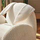 CuddleCo Etta Bunny Kids Chair - Bouclé Off White