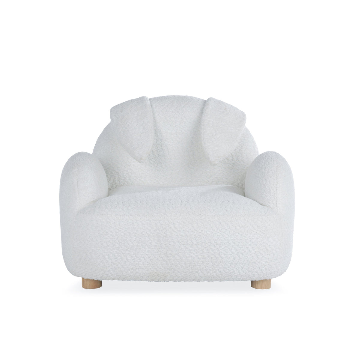 CuddleCo Etta Bunny Kids Chair - Bouclé Off White