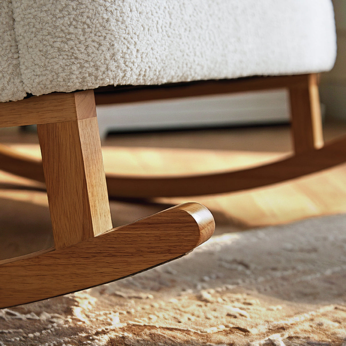 CuddleCo Etta Cuddle Chair - Bouclé Mushroom