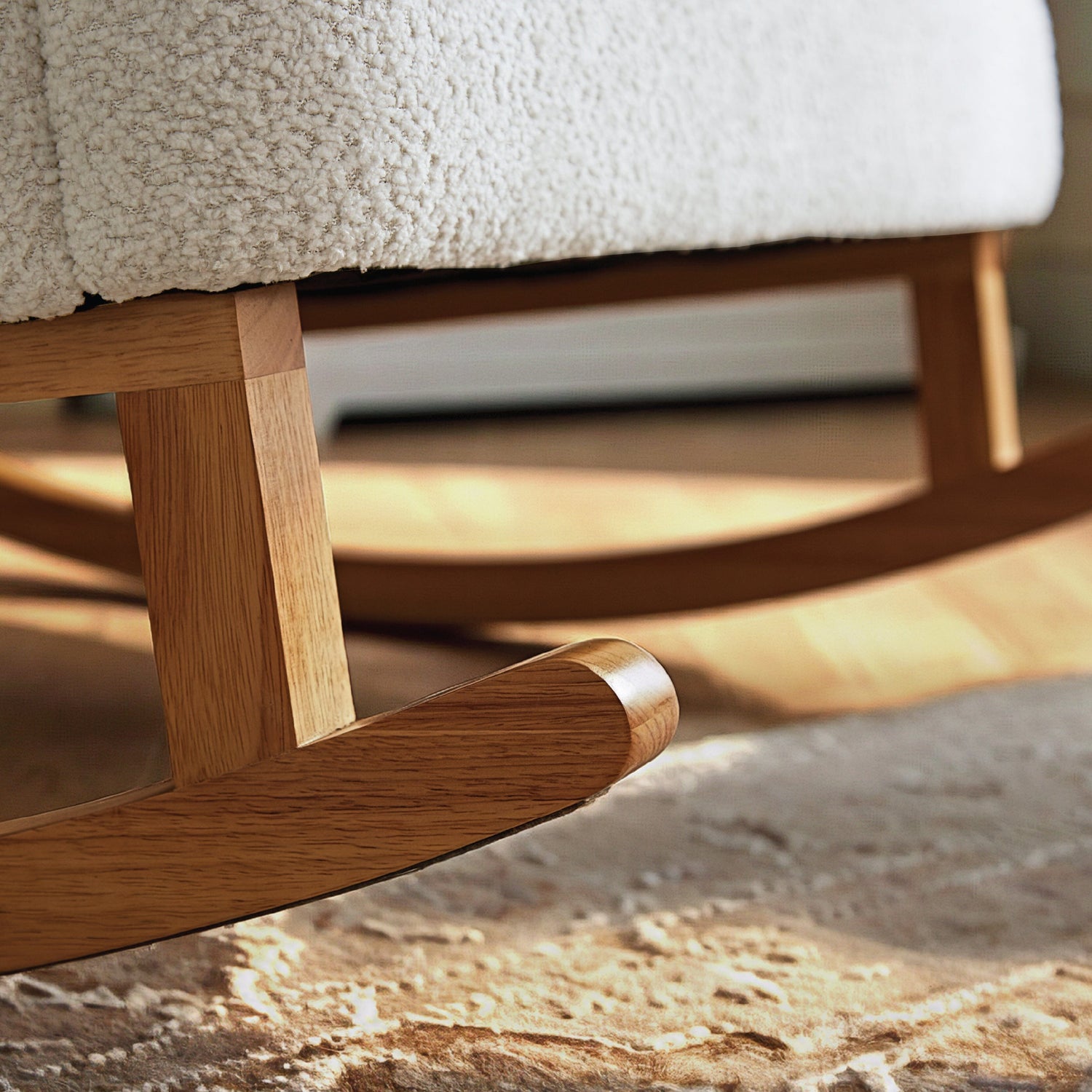 CuddleCo Etta Cuddle Chair - Bouclé Off White