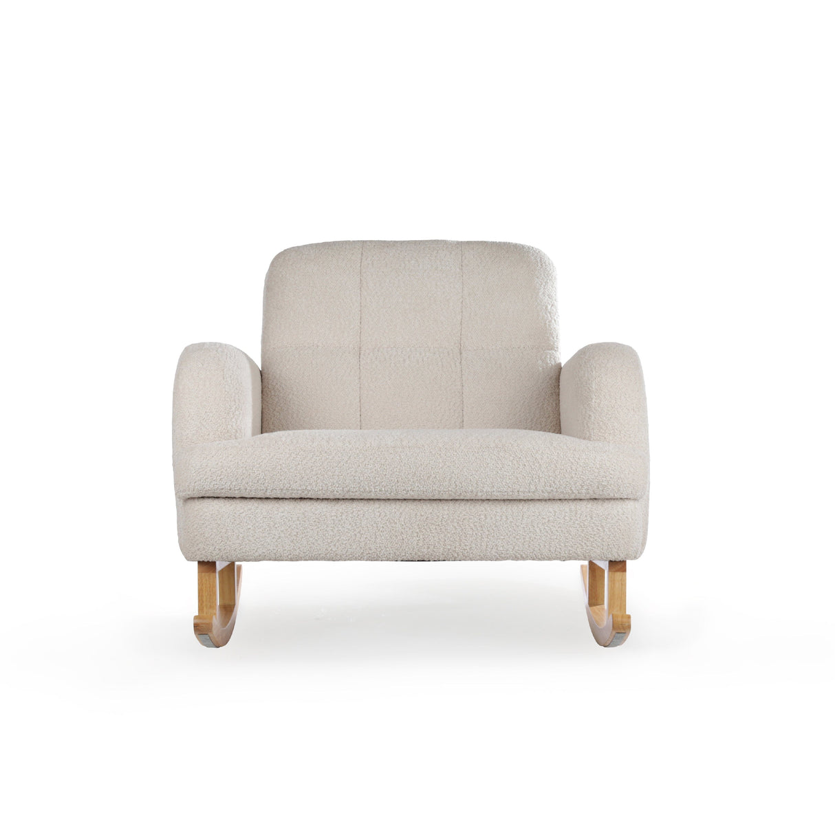 CuddleCo Etta Cuddle Nursing Chair & Footstool - Bouclé Mushroom