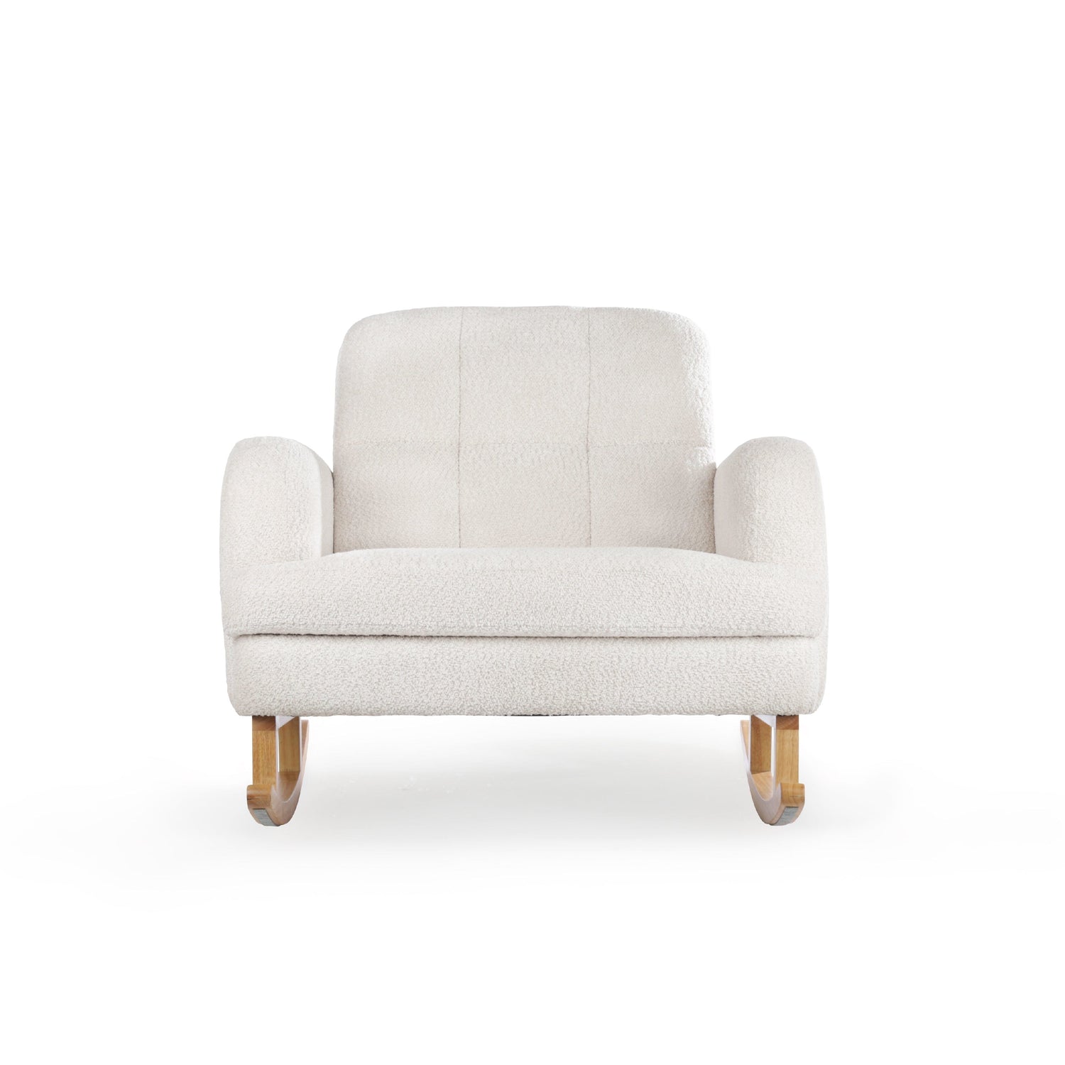 CuddleCo Etta Cuddle Nursing Chair & Footstool - Bouclé Off White
