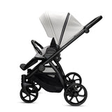 Noordi Fjordi V2 Leather - 2in1 Pushchair with ThermoCot™ Carrycot- Cloud