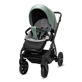 Noordi Fjordi V2 Leather - 2in1 Pushchair with ThermoCot™ Carrycot- Sage