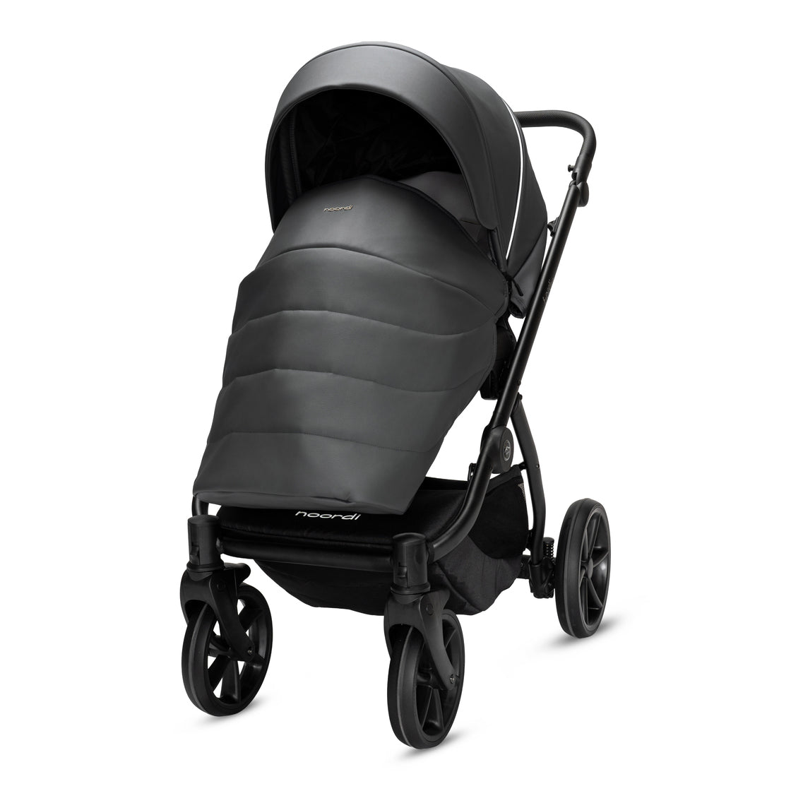 Noordi Fjordi V2 Leather - 3in1 Travel System with Terra i-Size Car Seat