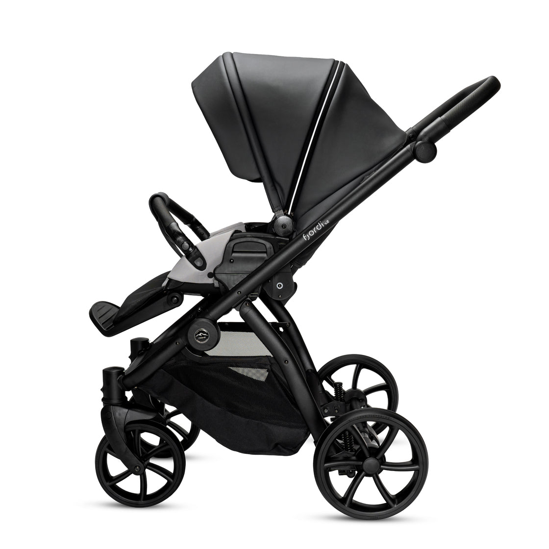 Noordi Fjordi V2 Leather - 3in1 Travel System with Terra i-Size Car Seat