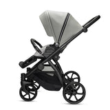 Noordi Fjordi V2 Leather - 2in1 Pushchair with ThermoCot™ Carrycot- Sleet