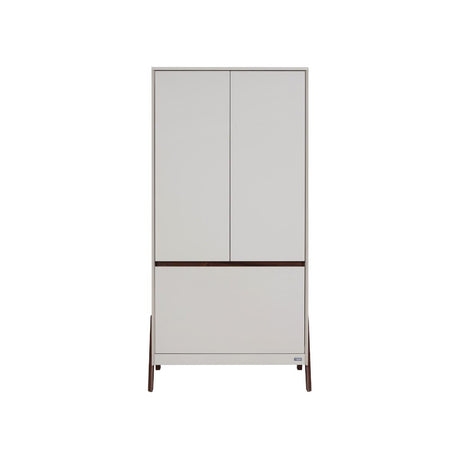Tutti Bambini Fuori Wardrobe - White Sand & Warm Walnut