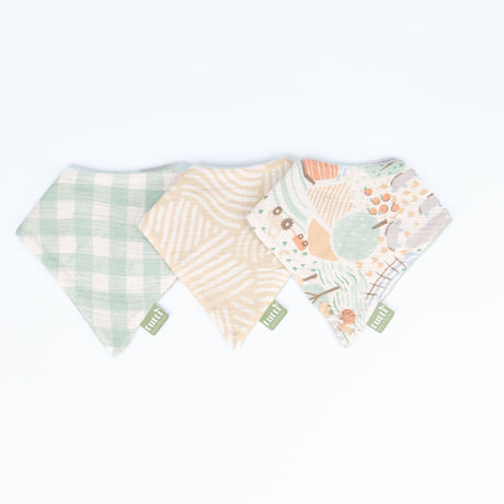 Tutti Bambini Muslin Bandana Bibs 3 Pack - Good Life