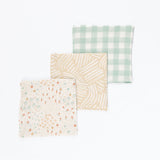 Tutti Bambini Muslin Squares 3pk - Good Life