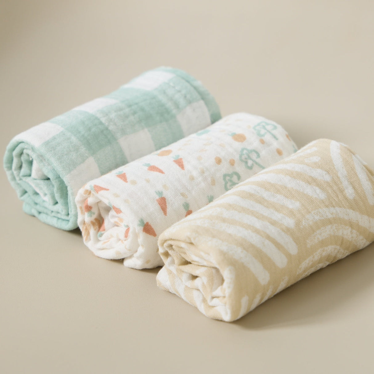 Tutti Bambini Muslin Squares 3pk - Good Life