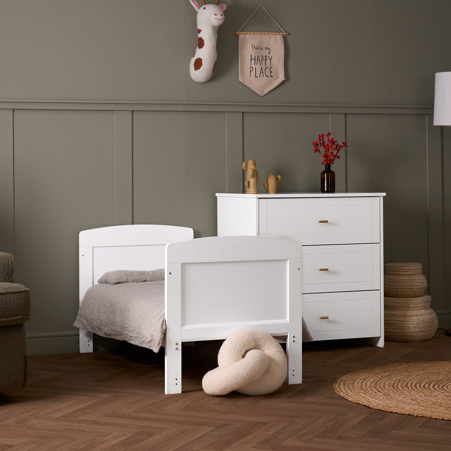 Obaby Gracie 2 Piece Room Set - White