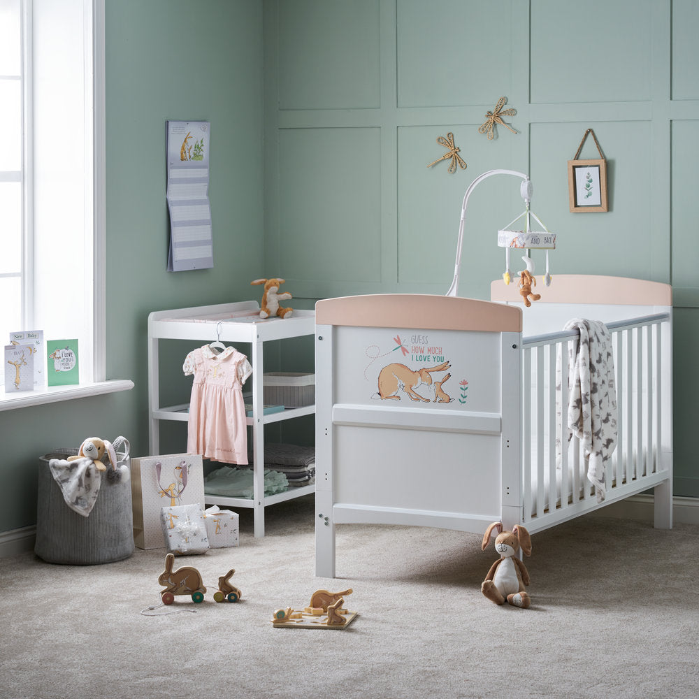 Obaby Grace Inspire Cot Bed - Guess How Much I Love You - I Can Hop