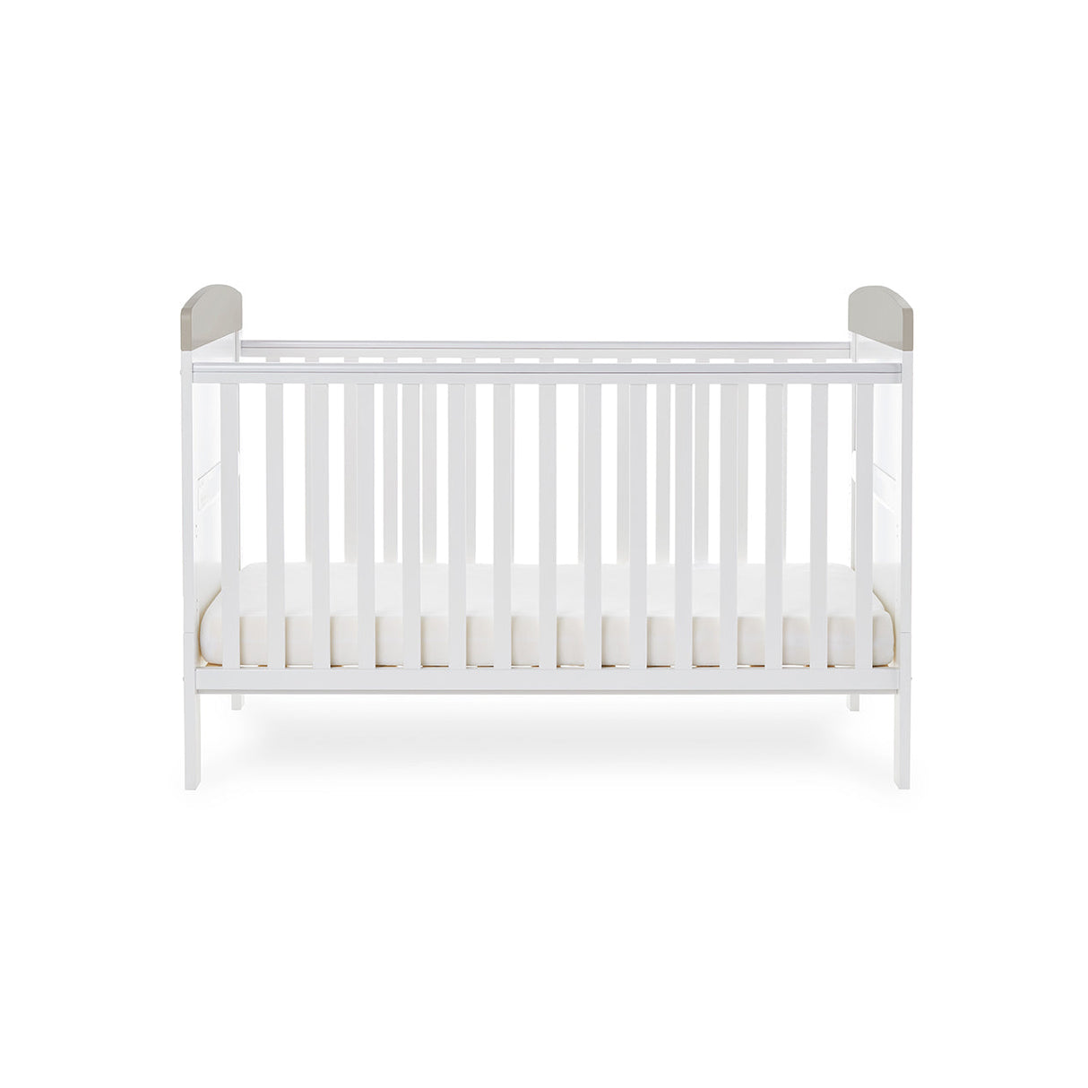 Obaby Grace Inspire Cot Bed & Underdrawer - Hello World Koala - Grey