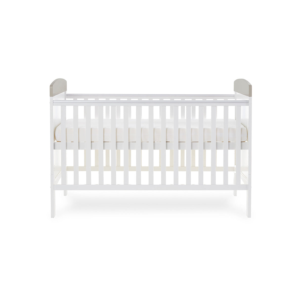 Obaby Grace Inspire Cot Bed & Underdrawer - Hello World Koala - Grey