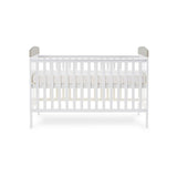 Obaby Grace Inspire Cot Bed & Underdrawer - Hello World Koala - Grey