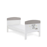 Obaby Grace Inspire Cot Bed & Underdrawer - Hello World Koala - Grey